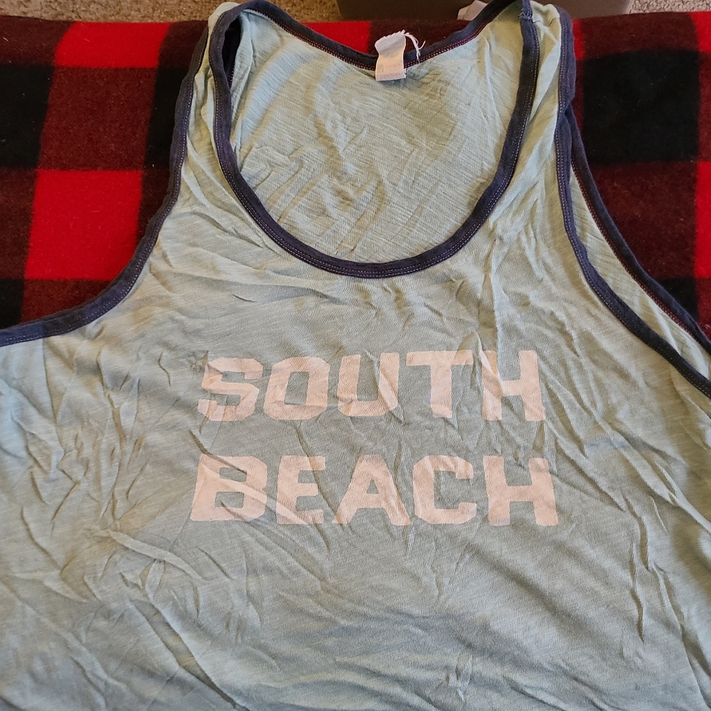 Faded Sea Green Todd Snyder Tank Top.